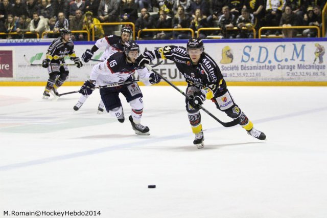 Photo hockey match Rouen - Angers  le 16/11/2014