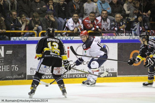Photo hockey match Rouen - Angers  le 16/11/2014