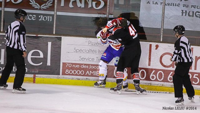 Photo hockey match Amiens  - Lyon le 14/11/2014