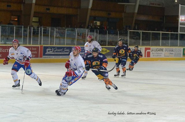 Photo hockey match Chamonix  - Lyon le 22/11/2014
