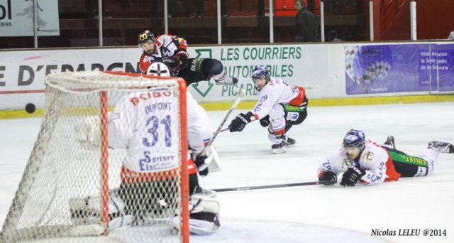 Photo hockey match Amiens  - Caen  le 22/11/2014