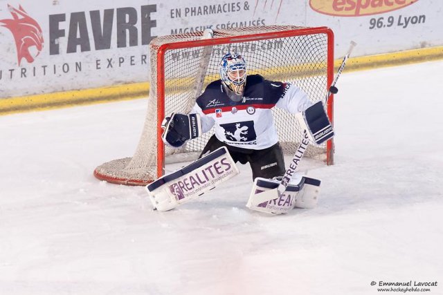 Photo hockey match Lyon - Angers  le 29/11/2014