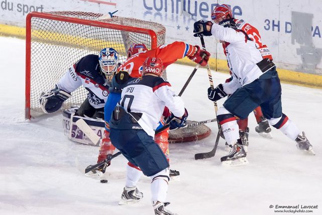 Photo hockey match Lyon - Angers  le 29/11/2014