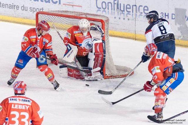 Photo hockey match Lyon - Angers  le 29/11/2014