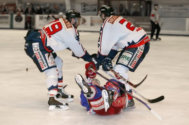 Photo hockey match Epinal  - Angers  le 08/12/2007