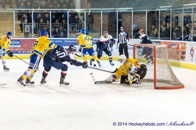Photo hockey match Angers  - Dijon  le 05/12/2014