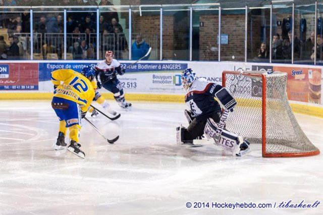 Photo hockey match Angers  - Dijon  le 05/12/2014