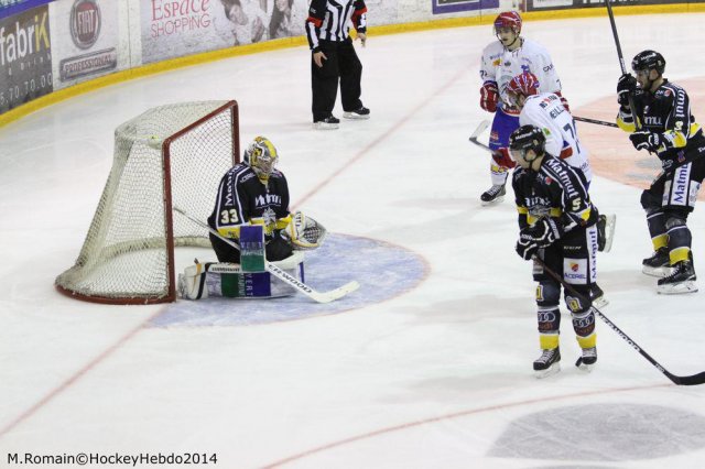 Photo hockey match Rouen - Lyon le 05/12/2014