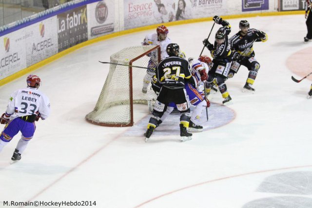 Photo hockey match Rouen - Lyon le 05/12/2014