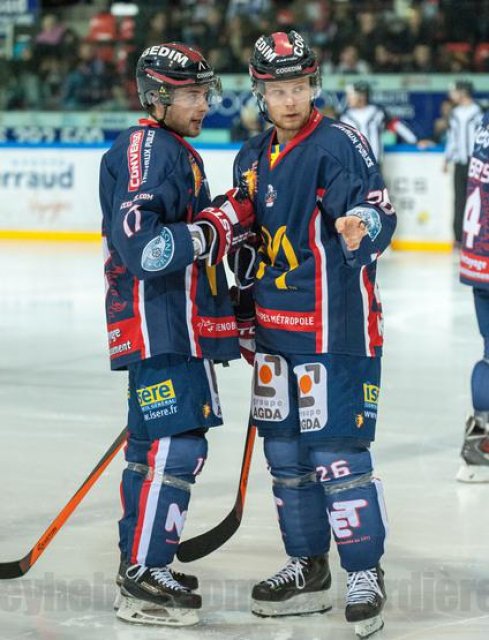 Photo hockey match Grenoble  - Briançon  le 05/12/2014
