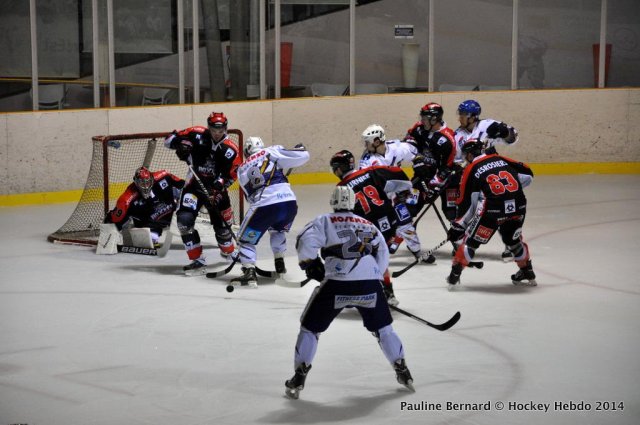 Photo hockey match Reims* - Bordeaux le 06/12/2014