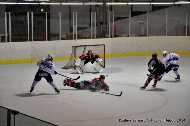 Photo hockey match Reims* - Bordeaux le 06/12/2014