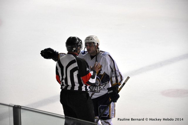 Photo hockey match Reims* - Bordeaux le 06/12/2014