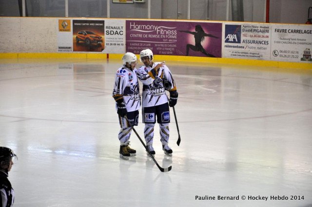 Photo hockey match Reims* - Bordeaux le 06/12/2014