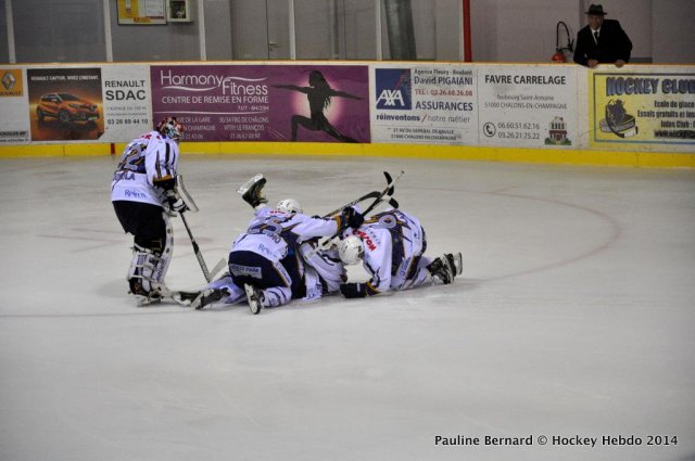 Photo hockey match Reims* - Bordeaux le 06/12/2014