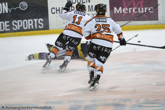 Photo hockey match Rouen - Epinal  le 09/12/2014