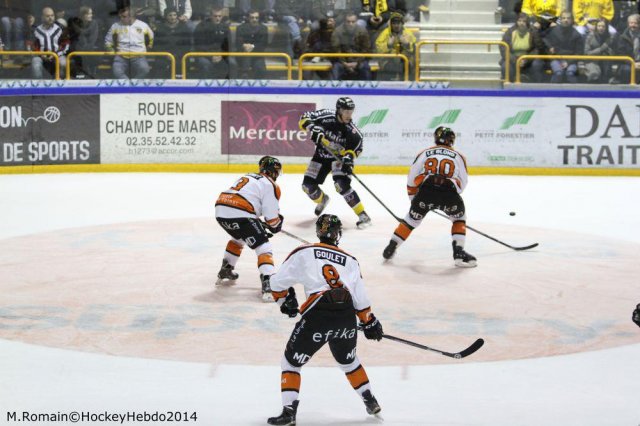 Photo hockey match Rouen - Epinal  le 09/12/2014