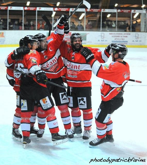 Photo hockey match Briançon  - Angers  le 09/12/2014