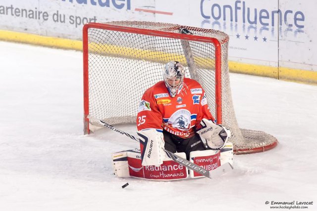 Photo hockey match Lyon - Rouen le 12/12/2014