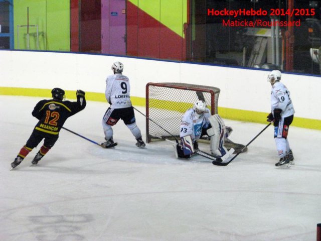 Photo hockey match Besançon - Colmar le 13/12/2014