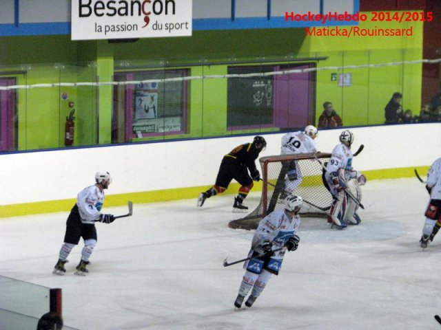 Photo hockey match Besançon - Colmar le 13/12/2014