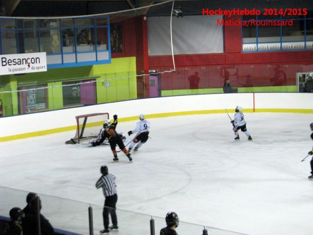 Photo hockey match Besançon - Colmar le 13/12/2014