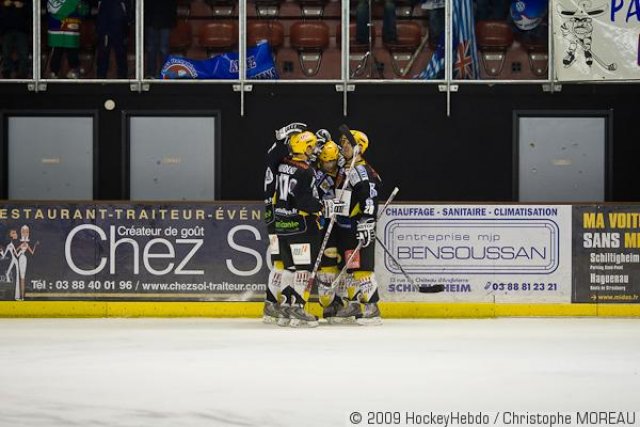 Photo hockey match Strasbourg  - Epinal  le 30/12/2008