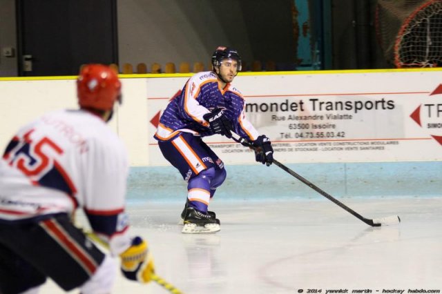 Photo hockey match Clermont-Ferrand - Evry  le 13/12/2014