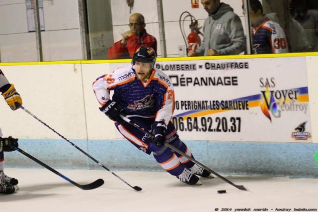 Photo hockey match Clermont-Ferrand - Evry  le 13/12/2014