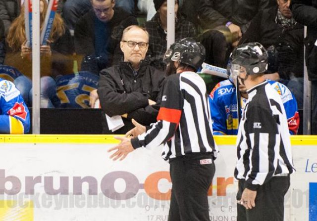 Photo hockey match Dijon  - Angers  le 13/12/2014
