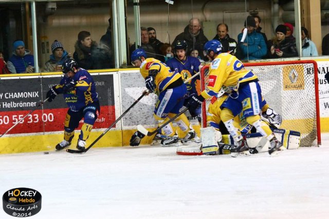 Photo hockey match Chamonix  - Dijon  le 23/12/2014