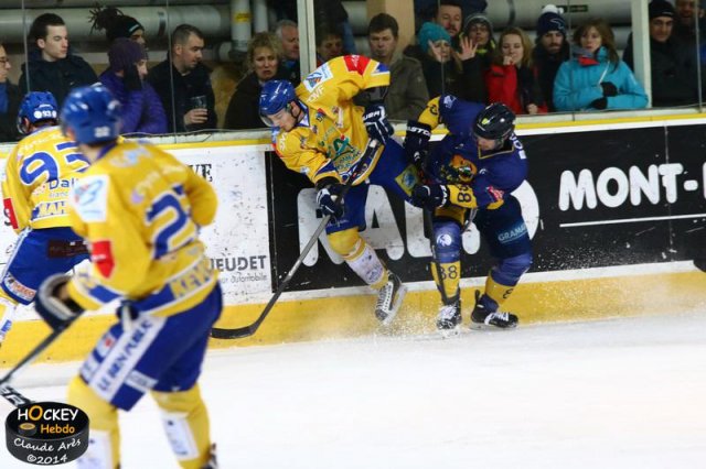 Photo hockey match Chamonix  - Dijon  le 23/12/2014