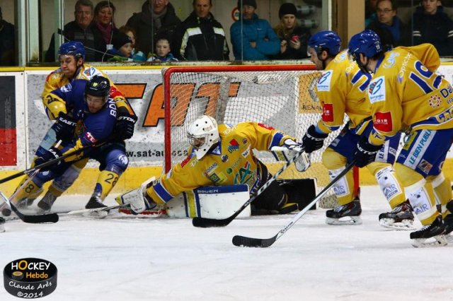 Photo hockey match Chamonix  - Dijon  le 23/12/2014