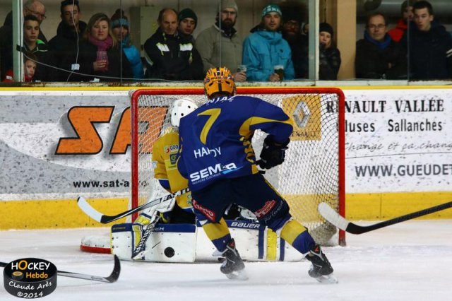 Photo hockey match Chamonix  - Dijon  le 23/12/2014