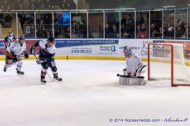 Photo hockey match Angers  - Caen  le 23/12/2014