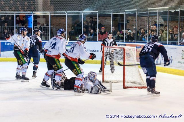 Photo hockey match Angers  - Caen  le 23/12/2014