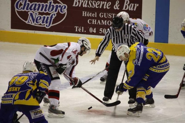Photo hockey match Chamonix  - Briançon  le 03/01/2009