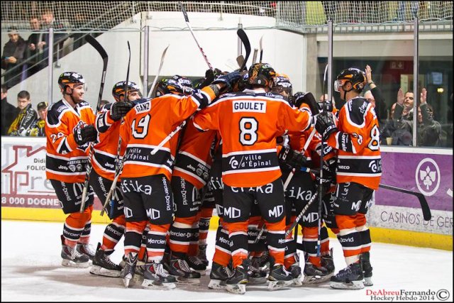 Photo hockey match Epinal  - Chamonix  le 02/01/2015