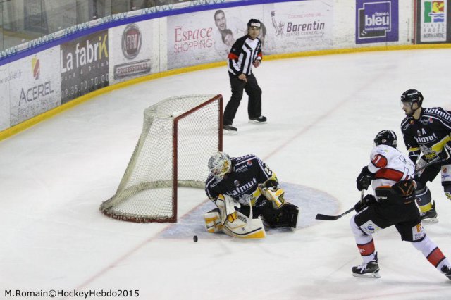 Photo hockey match Rouen - Briançon  le 06/01/2015