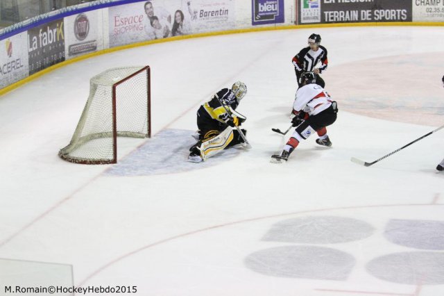 Photo hockey match Rouen - Briançon  le 06/01/2015