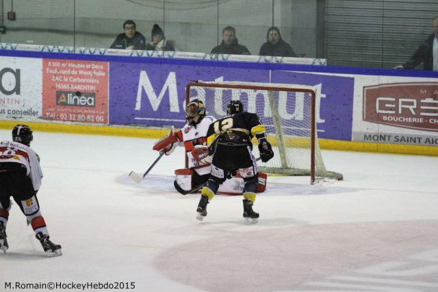 Photo hockey match Rouen - Briançon  le 06/01/2015