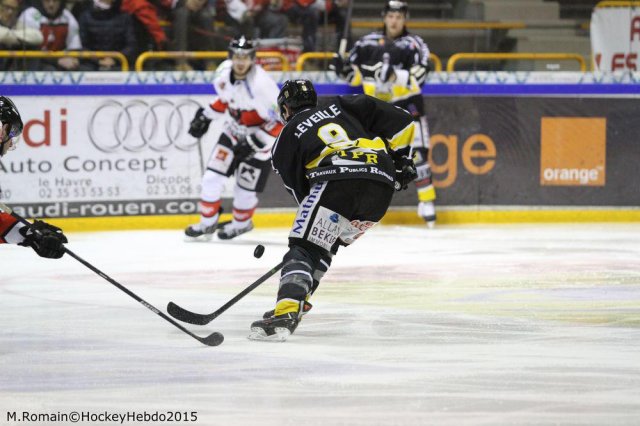 Photo hockey match Rouen - Briançon  le 06/01/2015