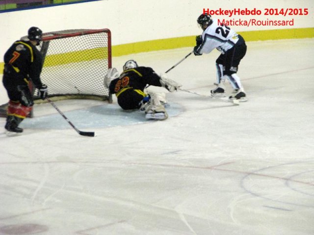 Photo hockey match Besançon - Dammarie-les-Lys le 10/01/2015
