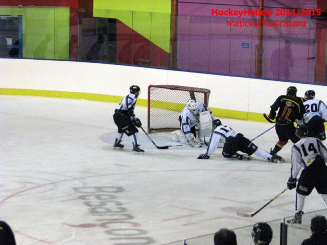 Photo hockey match Besançon - Dammarie-les-Lys le 10/01/2015
