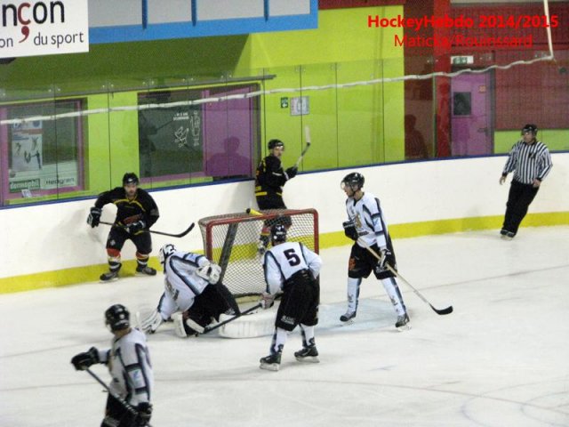 Photo hockey match Besançon - Dammarie-les-Lys le 10/01/2015