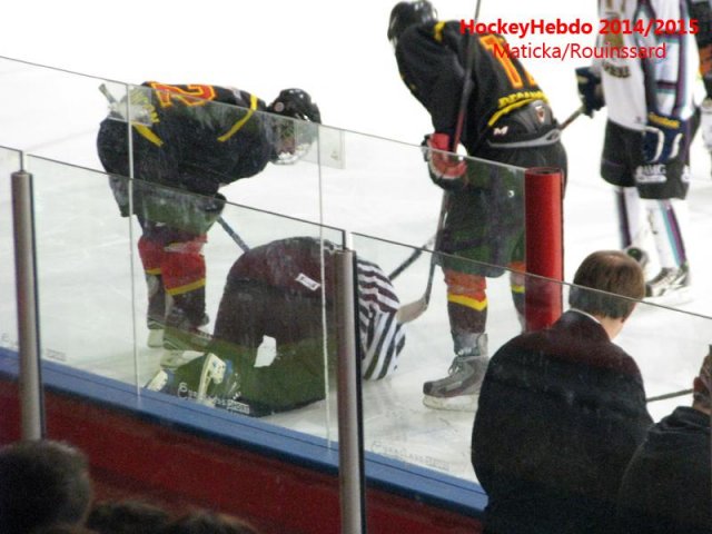 Photo hockey match Besançon - Dammarie-les-Lys le 10/01/2015