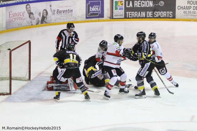 Photo hockey match Rouen - Briançon  le 10/01/2015