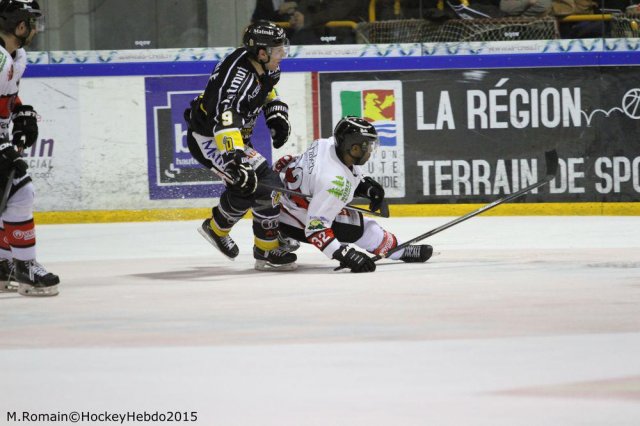 Photo hockey match Rouen - Briançon  le 10/01/2015