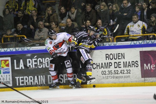 Photo hockey match Rouen - Briançon  le 10/01/2015
