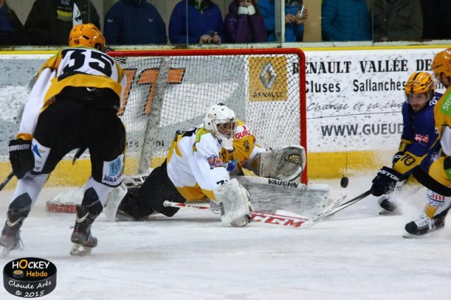 Photo hockey match Chamonix  - Strasbourg  le 13/01/2015